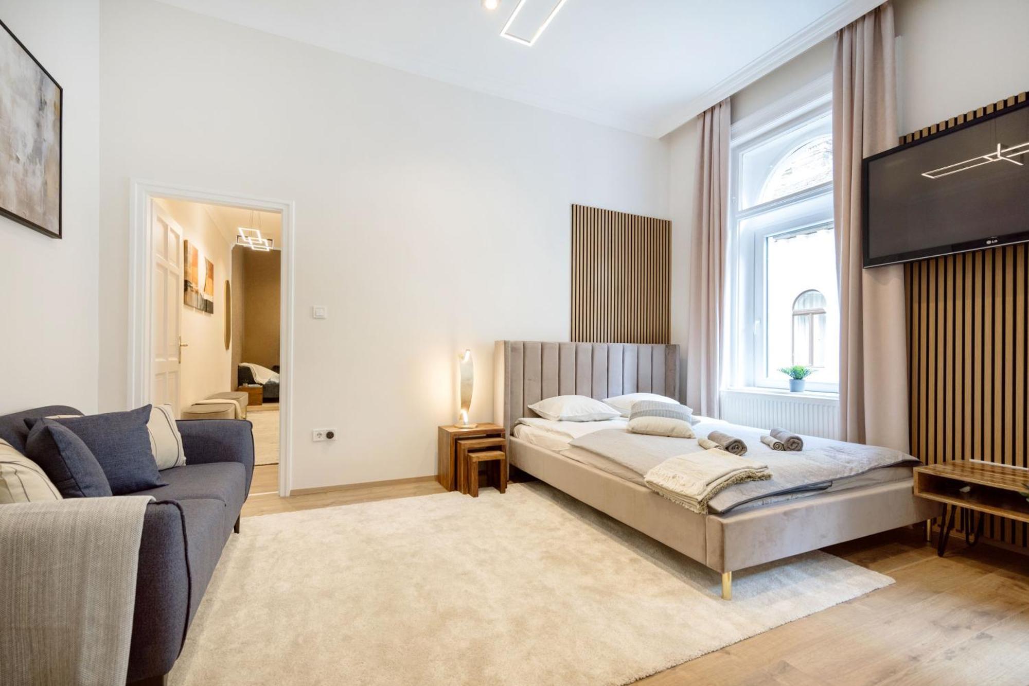 Sleek Downtown Living Lägenhet Budapest Exteriör bild