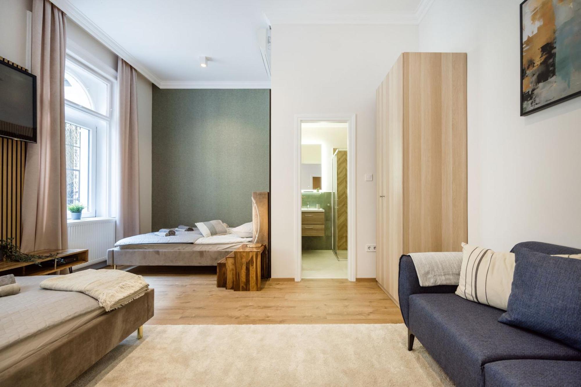 Sleek Downtown Living Lägenhet Budapest Exteriör bild
